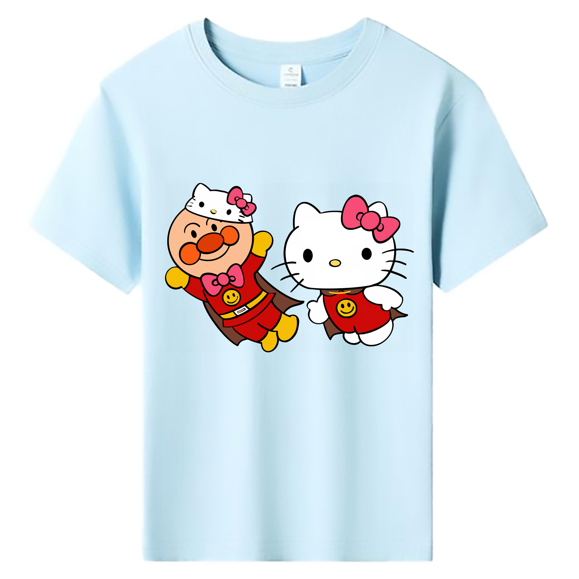 （画像用） アンパンマン Anpanman 綿100％キッズTシャツ（フロントプリント）